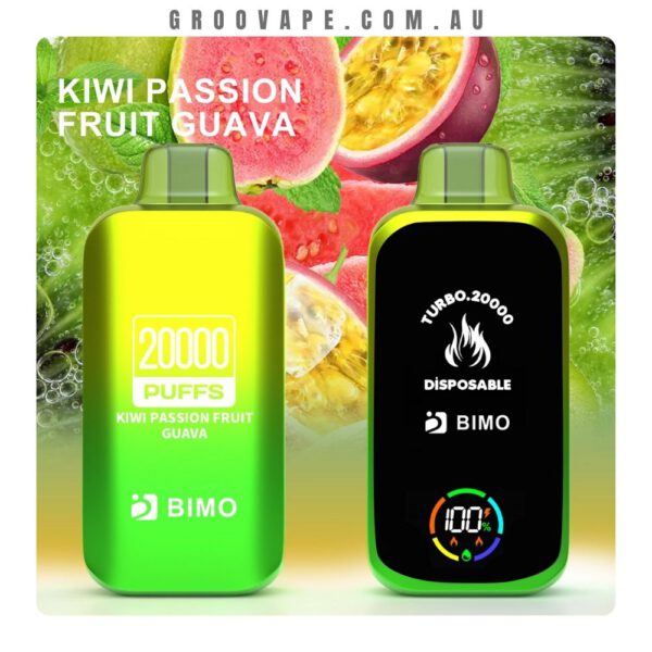 BIMO Turbo 20000 Puffs Passion Fruit Kiwi Guava