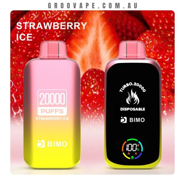 BIMO Turbo 20000 Puffs Strawberry Ice