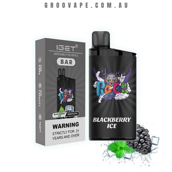 IGET Bar 3500 Puffs Blackberry Ice