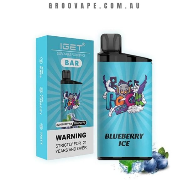 IGET Bar 3500 Puffs Blueberry Ice