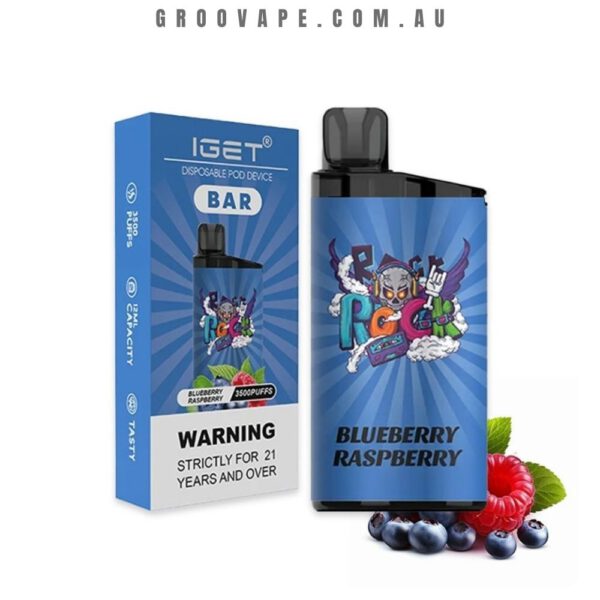 IGET Bar 3500 Puffs Blueberry Raspberry