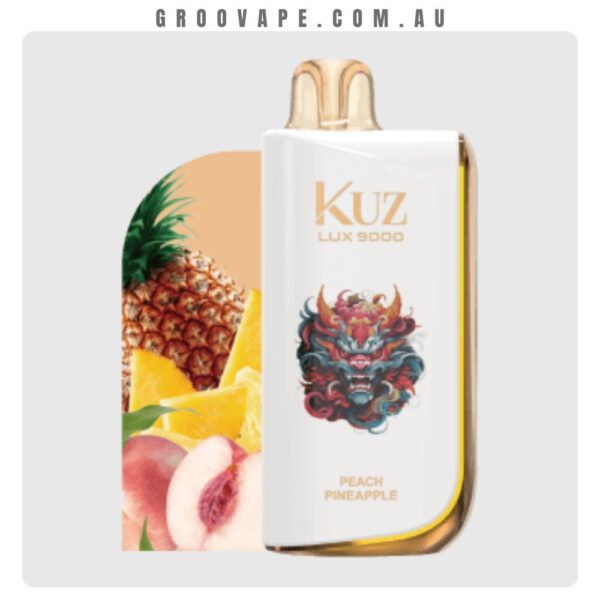 KUZ LUX 9000 Puffs Peach Pineapple