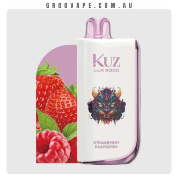 KUZ LUX 9000 Puffs Strawberry Raspberry