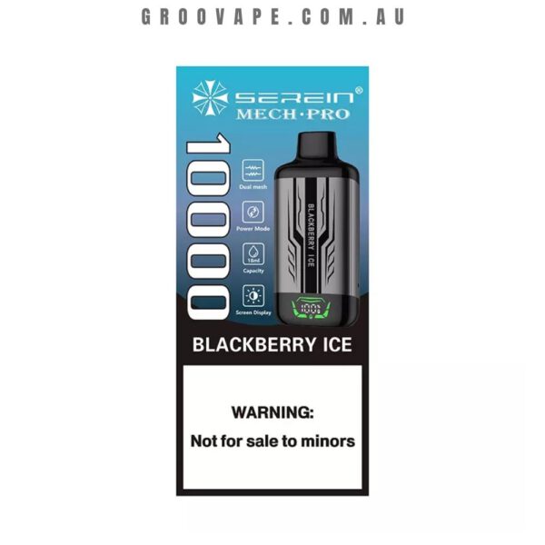 SEREIN MechPro 10000 Puffs Blackberry Ice - Image 2