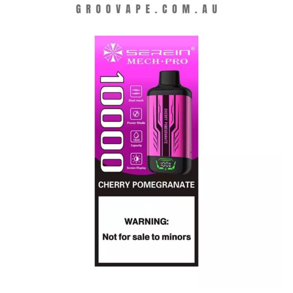 SEREIN MechPro 10000 Puffs Cherry Pomegranate - Image 2