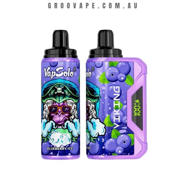 VapSolo 12000 Puffs Blueberry Ice