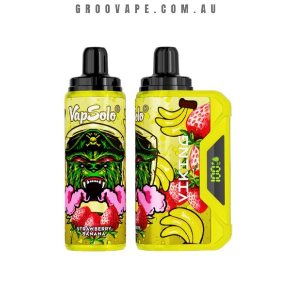 VapSolo 12000 Puffs Strawberry Banana