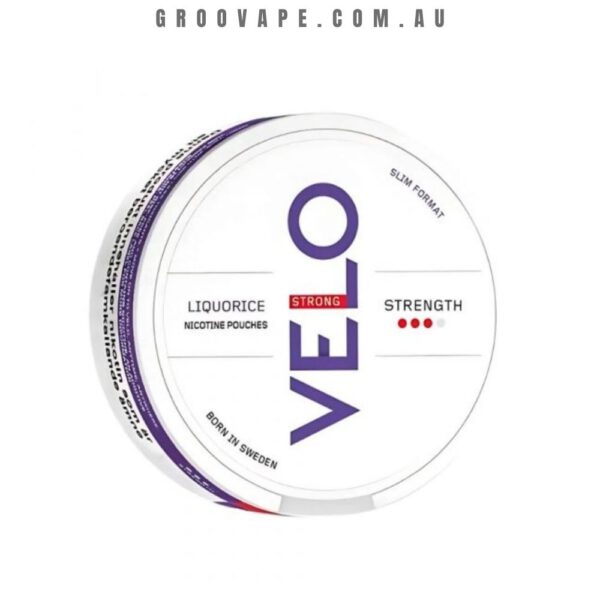 Velo Nicotine Pouches Liquorice Strong